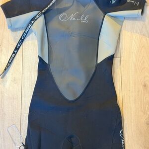 O'Neill Gooru 2.1 Women's Short Sleeve Wetsuit Black/Grey US 8 UK 10 EU 38